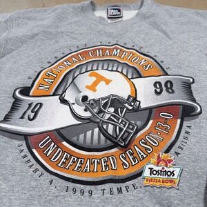 Tennessee Volunteers 1998 National Champions Fiesta Bowl Sweatshirt medium